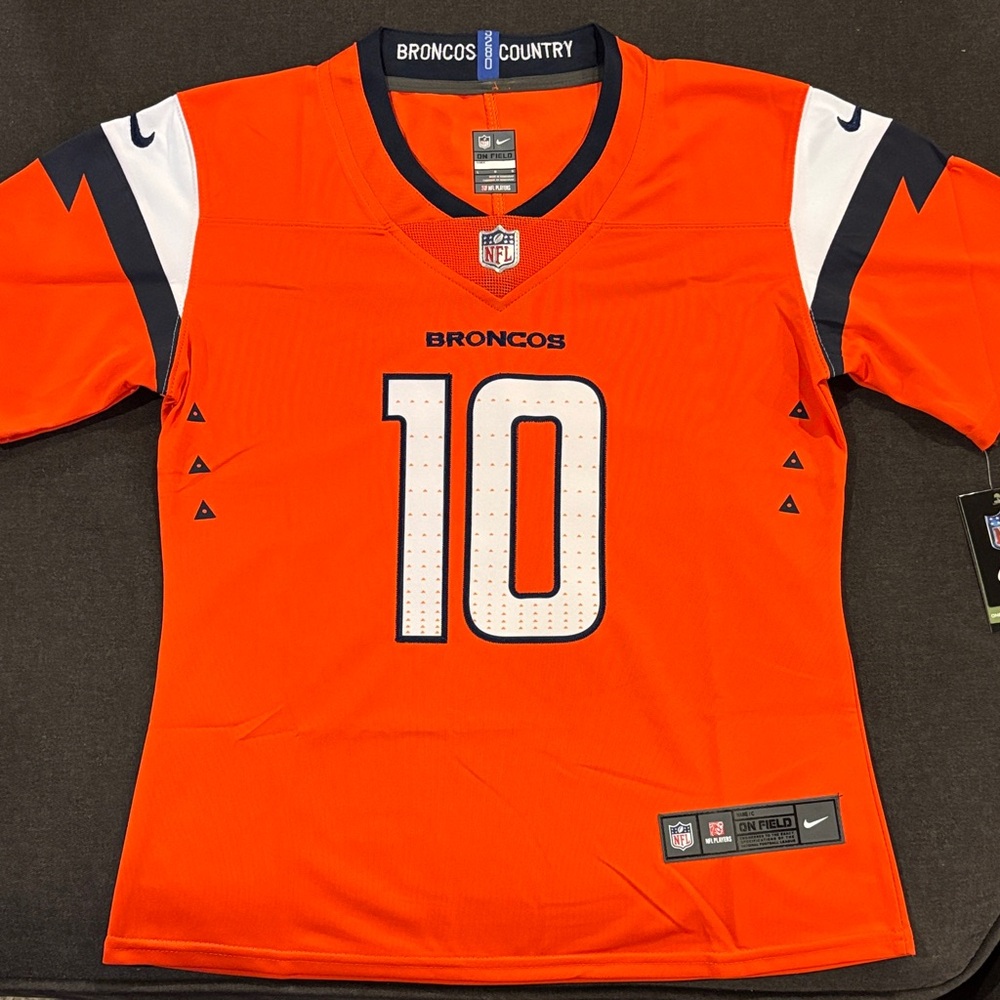 Bo Nix Denver Broncos Nike Women's Game Jersey - Orange
Stitched